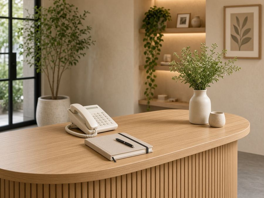 Contact desk at Disinpreri Coaching in Taichung